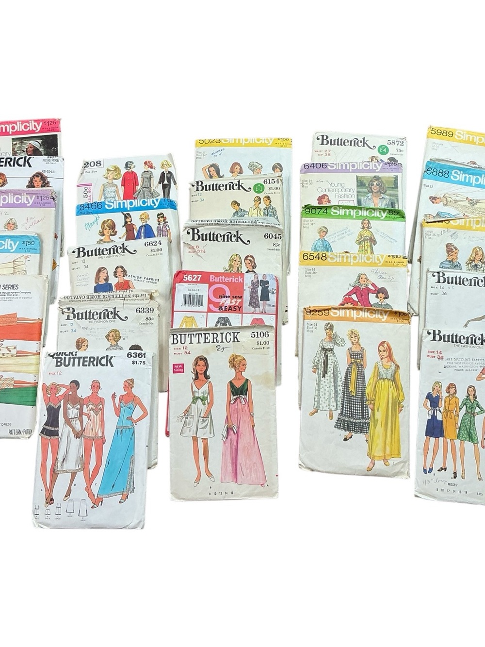 Vintage Sewing Patterns Simplicity/Butterick/McCalls bundle of 25